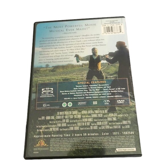 Fiddler on The Roof 1971 DVD -Topol - Picture 4 of 4
